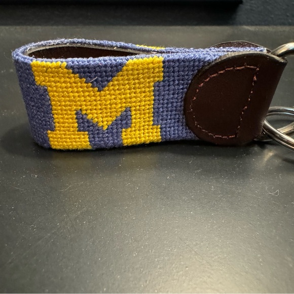 University of Michigan Needlepoint Key Fob - Picture 3 of 4